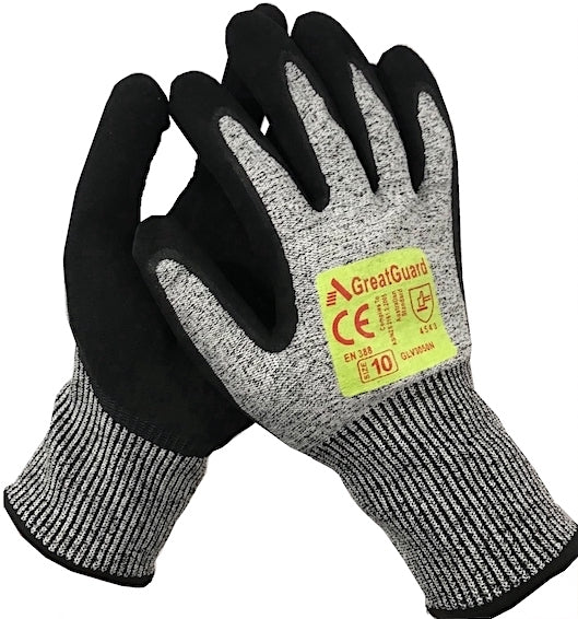 12/60/120 Pairs Work Safety Gloves Supershield Cut 5 Glove (Pack of 12,From $5.22/Pair)