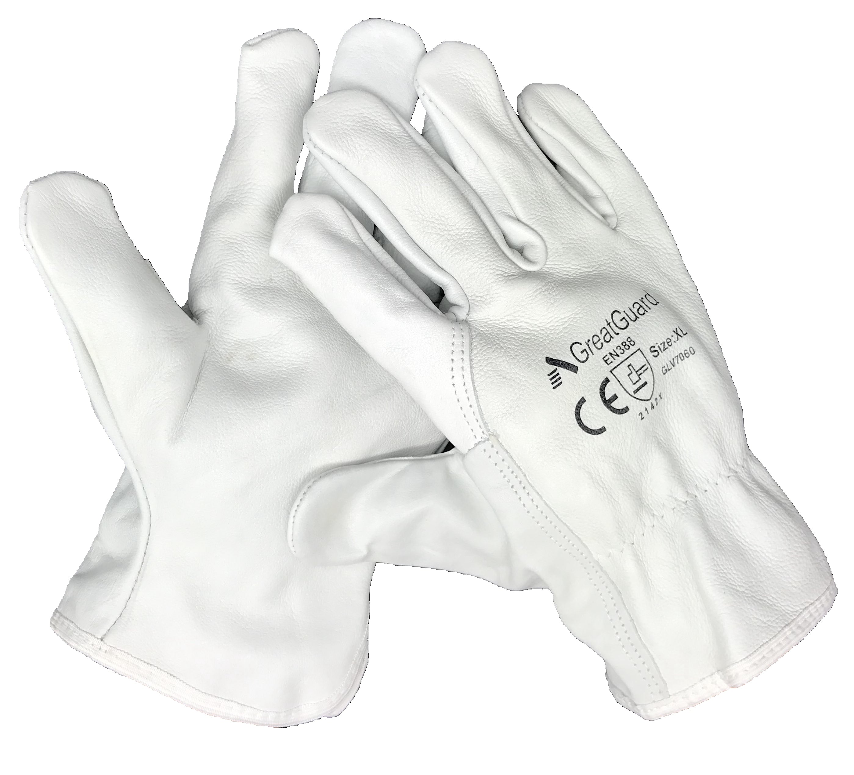 Cow Grain Hide Leather Rigger Driver Glove (Pack of 12,from $4.30/pair)