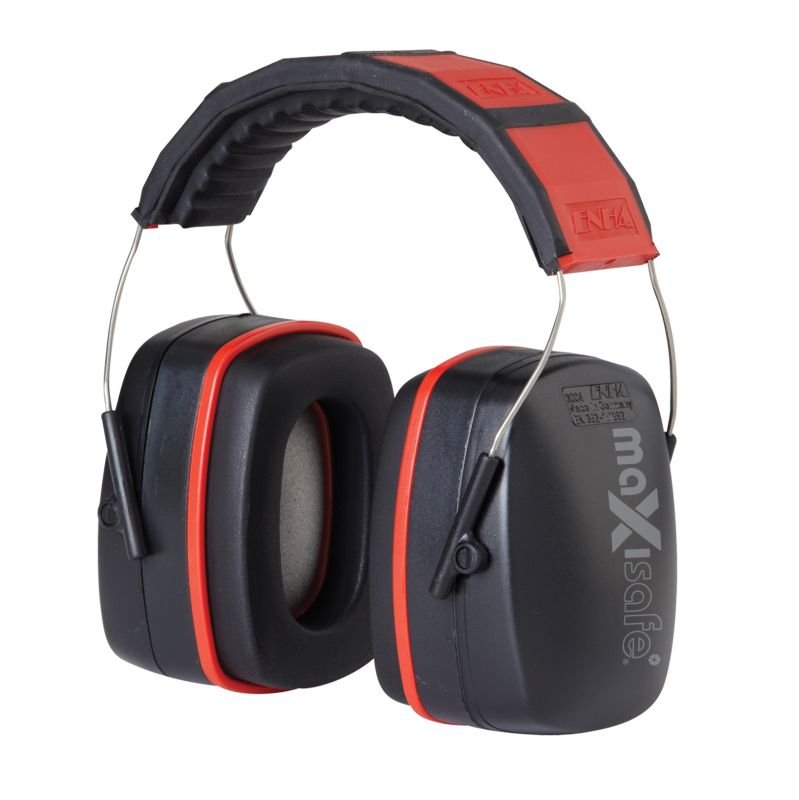 Maxisafe Earmuff Class 5,32dB Red Made in Germany