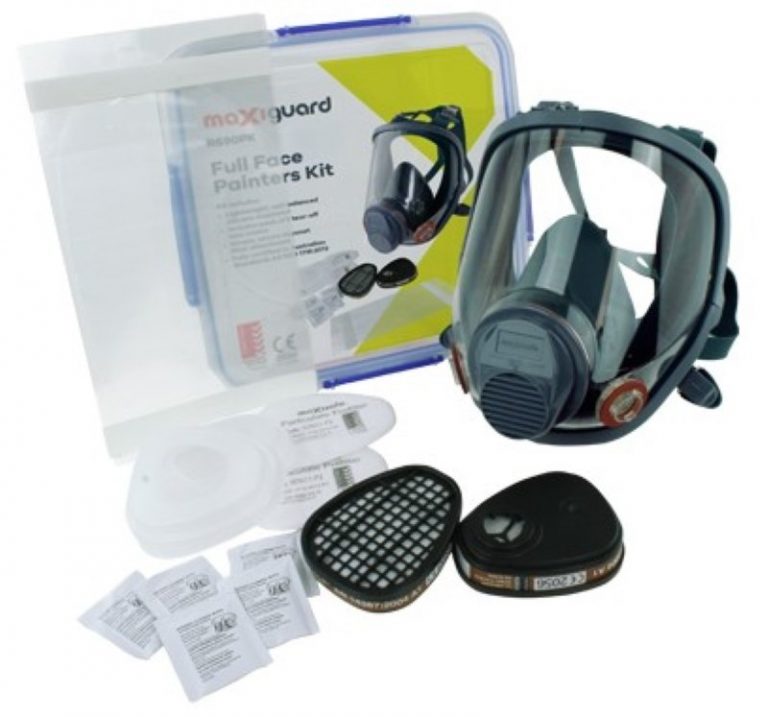 Maxiguard Full Face Respirator Chemical Kit